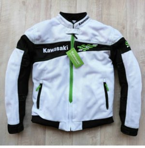 Veste Softshell Kawasaki Racing Homme 2021 Blouson Moto été 2 en 1 Noir 006