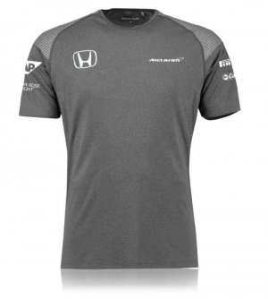 T-Shirt McLaren F1 Team Homme 2021 Motorsport Formule-1 Gris