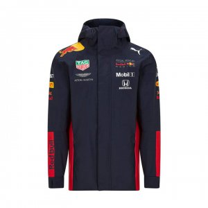 Blouson Capuche Aston Martin Red Bull Racing Homme 2021 Zip F1 Formula Team Marine