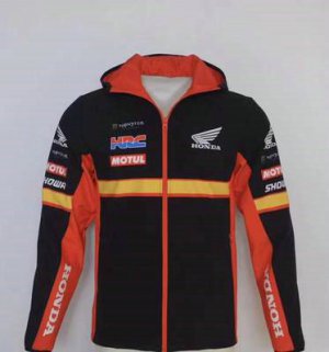 Veste Softshell Honda HRC Homme 2021 Blouson Coupe-Vent Moto Cross HA004