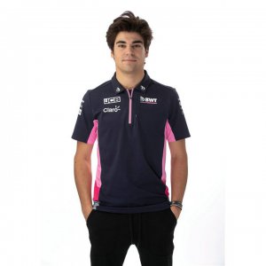 Polo BWT Racing Point F1 Team Homme 2021 Manche Courte F1 Noir